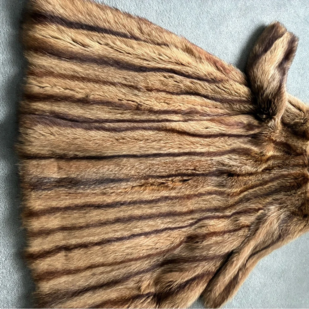 Raccoon Vintage luxurious Full-Length fur coat.  Almost new
